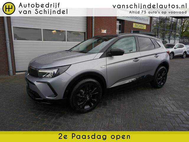 Opel Grandland 1.2 TURBO GS LINE NOV 2022 DEALER ONDERHOUDEN 4X ZGAN ALL SEASON BANDEN CAMERA FULL LED NAVI ANDROID/APPLECARPLAY ECC AIRCO CRUISECONTROL PARKEERSENSOREN V+A 19INCH BLUETOOTH ENZ...
