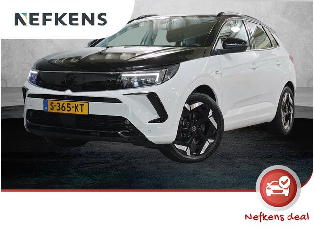 Opel Grandland 1.6 Turbo Plug-In Hybrid 4x4 GSe 300PK | Alcantara/Leer | 360° Camera | Stoel, Stuur & Voorruit verwarmd | NightVision | AppleCarPlay/AndroidAuto | AGR-Stoelen | Two-tone |