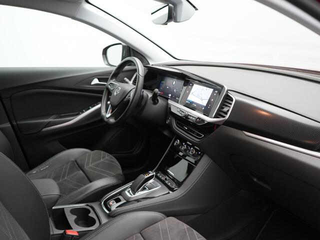 Opel Grandland 1.6 Turbo GS Line Facelift Plug In Hybrid 225pk Dealer O.H PHEV | Adaptive Cruise | 360 Camera | Matrix LED | Black Optic | Alcantara Sporstoelen Verwarmd | Apple Carplay | Sfeerverlichting | Navigatie | Virtual | DAB | 18"L.M |