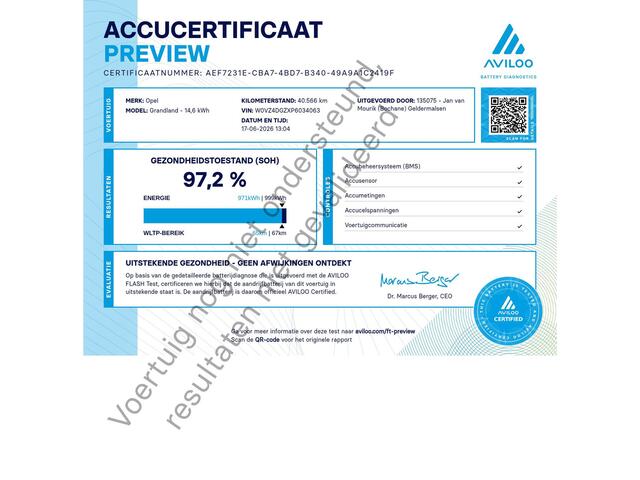 Opel Grandland 1.6 Turbo Plug-In Hybrid Level 3 | SOH 97% | BUSINESS PACK / PARK ASSIST- PACK | MATRIX LED | 360 CAMERA | TREKHAAK