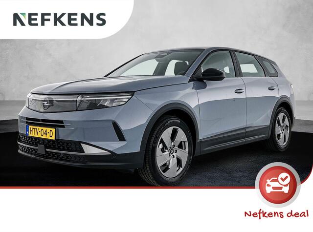 Opel Grandland SUV Hybrid Edition 145PK Automaat | Navigatie via Apple Carplay/Android Auto | Achteruitrijcamera | Verwarmde Comfortstoelen | Trekhaak | LED Koplampen | Elektrische Achterklep met Sensor | 19" Lichtmetalen Velgen | Apple Carplay/Android Auto |