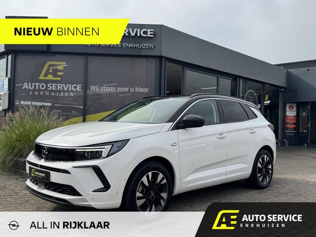 Opel Grandland 1.6 Turbo Plug-In Hybrid Level 3 Als nieuw!! en geheel rijklaar incl. garantie en beurt | Leer-Alcantara AGR stoelen | Keyless | 2x lader | Full LED | Cruise adaptief | Climate | Camera | Winterpakket met stuurverwarming | Carplay en Android auto