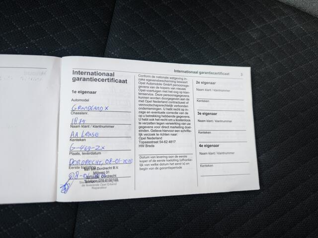 Opel Grandland X 1.2 Turbo Business Executive (131 PK) 1e-Eig. Keurig-Onderh, BOVAG-Garantie, NL-Auto, Half-Leer, Navigatie/Apple-Carplay/Android-Auto, Cruisecontrol, Keyless-Entry/Start, Parkeersensoren-V+A, Elek.-Achterklep, DAB, Licht-Zicht-Pakket, Lm-Velgen-17Inch, Pr
