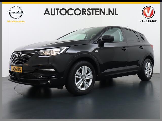 Opel Grandland X 1.2 Turbo Autom. AGR-Comfort Stoelen Verwarmd Trekhaak Apple Carplay Android Auto Navi Ecc Cruise control Pdc Verkeersbord detectie Regen/Lichtsensor Led Wifi Rijstrooksensor Business Executive