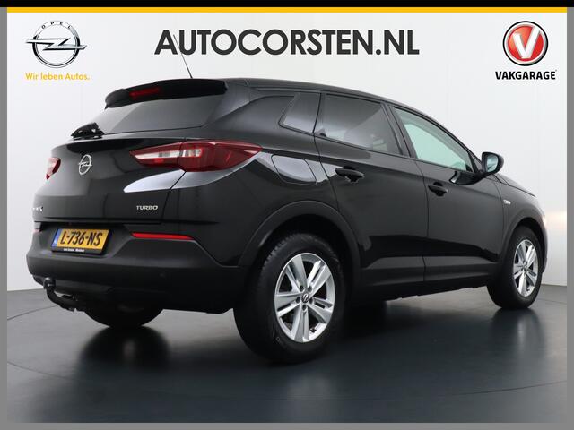 Opel Grandland X 1.2 Turbo Autom. AGR-Comfort Stoelen Verwarmd Trekhaak Apple Carplay Android Auto Navi Ecc Cruise control Pdc Verkeersbord detectie Regen/Lichtsensor Led Wifi Rijstrooksensor Business Executive