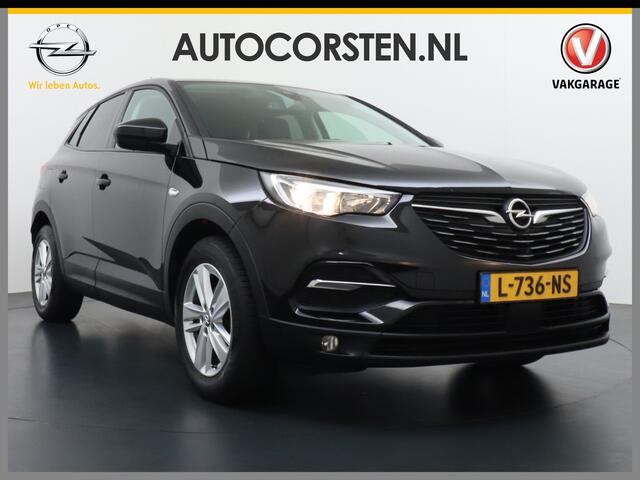 Opel Grandland X 1.2 Turbo Autom. AGR-Comfort Stoelen Verwarmd Trekhaak Apple Carplay Android Auto Navi Ecc Cruise control Pdc Verkeersbord detectie Regen/Lichtsensor Led Wifi Rijstrooksensor Business Executive