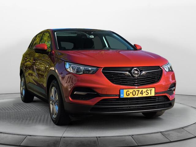 Opel Grandland X 1.2 Turbo Edition 1e-Eig. & Dealer-Onderh. BOVAG-Garantie. NL-Auto, Panoramadak, Trekhaak, Navigatie/Apple-Carplay/Android-Auto, Parkeersensoren-V+A, Verwarmde/Stoelen/Stuur, DAB, Privacy-Glas