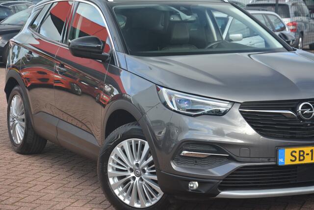 Opel Grandland X 1.2 Turbo Innovation Nederlandse auto 109767 NAP dealeronderhouden laatste beurt bij 96000km riem vv bij 63000km met oa stoelverwarming stoelkoeling sportstoelen leren bekleding ecc camera lmv pdc voice command e