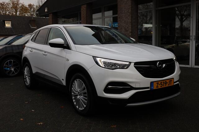 Opel Grandland X 1.6 Turbo Hybrid Ultimate CARPLAY HALF-LEER 2xPDC CRUISE NAVI CLIMA 18"LMV+ALL-SEASONS! ELEC.ACHTERKLEP ENZ.