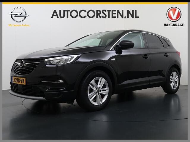 Opel Grandland X T131PK Trekhaak AGR Navi Apple Carplay Android 1/2 Leer Cruise Control Pdc ECC Ergocomfort Stoel Business Executive Lmv Privacy Glas Led DAB+ Regen-Lichtsensor Lane Assist 1.400KG Trekgewicht 1e Eigenaar Origineel Nederlandse Auto ¤ 34.000