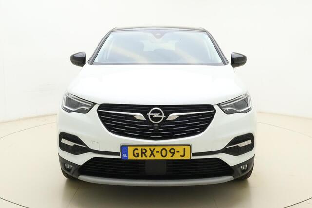 Opel Grandland X 1.6 Turbo 300pk Hybrid4 Elegance | Navigatie | Keyless | Camera | Parelmoer kleur | Electrische achterklep | Lichtmetalen velgen | AGR Comfortstoelen | Voorruitverwarming | Zwart dak