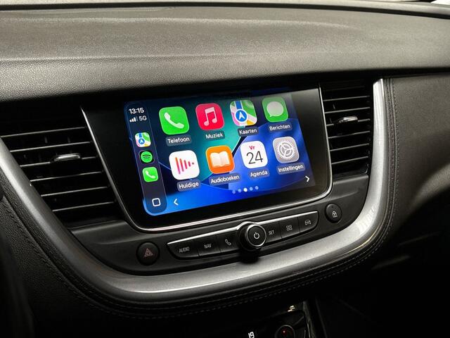 Opel Grandland X 1.2 Turbo Innovation Automaat (APPLE CARPLAY, GROOT NAVI, CLIMATE, CAMERA, KEYLESS, LEDER, SPORTSTOELEN, GETINT GLAS, TREKHAAK, NIEUWE APK, NIEUWSTAAT)