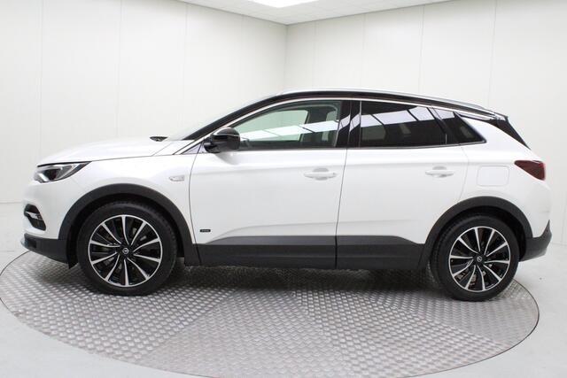 Opel Grandland X 1.6 Turbo Hybrid Elegance | automaat | navi | climate | elekt. achterklep | adaptief cruise | leder | stoelkoeling | keyless | dode hoek | carplay | spiegels elect. inklapbaar