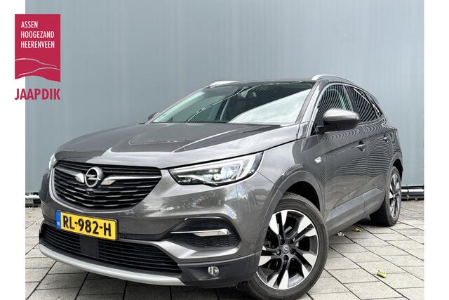 Opel Grandland X BWJ 2018 | 1.2T 131 PK Innovation | TREKHAAK | LEER | ELKETR. STOELEN | ELEKTR. ACHTERKLEP | CAMERA | STOEL + STUURVERW. | STOELVERKOEL. | LEDER | FULL LED | KEYLESS | CARPLAY + ANDROID | NAVI | CLIMA | CRUISE | LMV | PDC