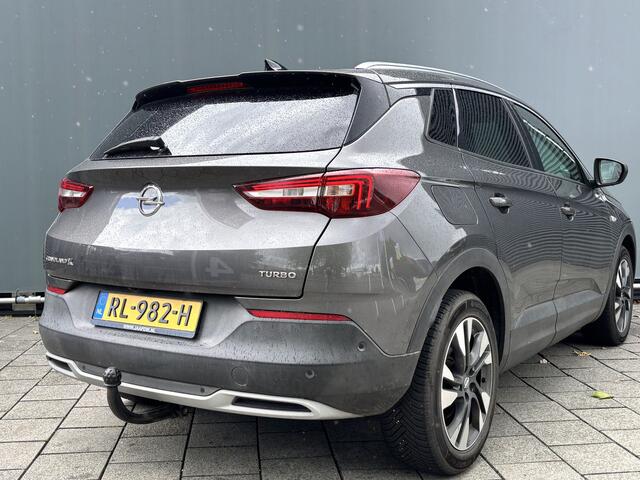 Opel Grandland X BWJ 2018 | 1.2T 131 PK Innovation | TREKHAAK | LEER | ELKETR. STOELEN | ELEKTR. ACHTERKLEP | CAMERA | STOEL + STUURVERW. | STOELVERKOEL. | LEDER | FULL LED | KEYLESS | CARPLAY + ANDROID | NAVI | CLIMA | CRUISE | LMV | PDC