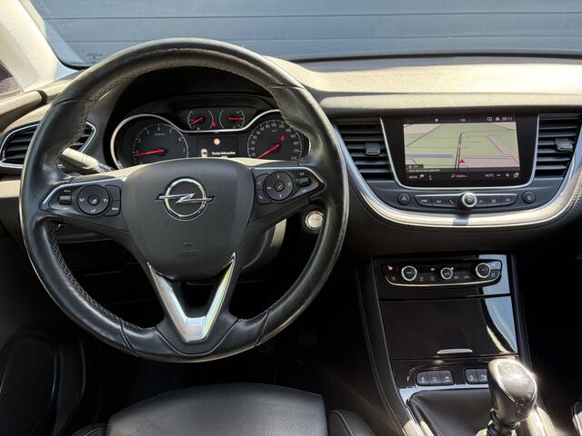 Opel Grandland X 1.2 Turbo Innovation 1e Eigenaar,360°Camera,Carplay,Navi,Leder,Stoelverw-Koeling,Stuurverw,Pdc V+A,Dodehoek,Rijstrooksensor,Elekt.Stoelen,Keyless,Dealer Onderhouden,6 Bak,D-riem vv in 2022,Apk tot 10-2026