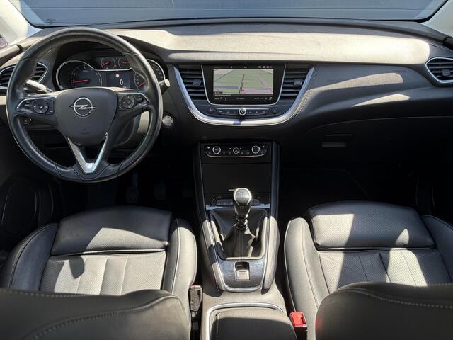 Opel Grandland X 1.2 Turbo Innovation 1e Eigenaar,360°Camera,Carplay,Navi,Leder,Stoelverw-Koeling,Stuurverw,Pdc V+A,Dodehoek,Rijstrooksensor,Elekt.Stoelen,Keyless,Dealer Onderhouden,6 Bak,D-riem vv in 2022,Apk tot 10-2026