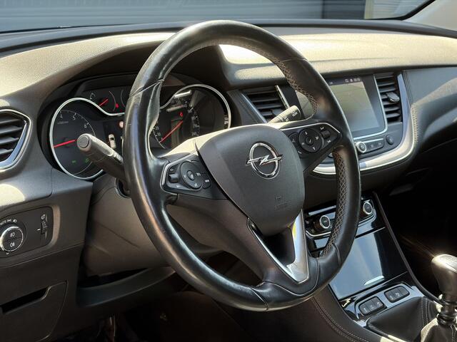 Opel Grandland X 1.2 Turbo Innovation 1e Eigenaar,360°Camera,Carplay,Navi,Leder,Stoelverw-Koeling,Stuurverw,Pdc V+A,Dodehoek,Rijstrooksensor,Elekt.Stoelen,Keyless,Dealer Onderhouden,6 Bak,D-riem vv in 2022,Apk tot 10-2026