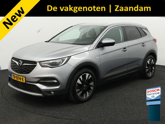 Opel Grandland X 1.2 Turbo Business Executive Trekhaak, Apple Carplay/Android Auto, Cruise control, leer, elecstoelverst, Parkeersensor voor en achter, Dodehoek detector, Rijstrooksensor met correctie Moderne en ruime SUV, Trekhaak aanwezig, Comfortabele hoge zit, Ruime