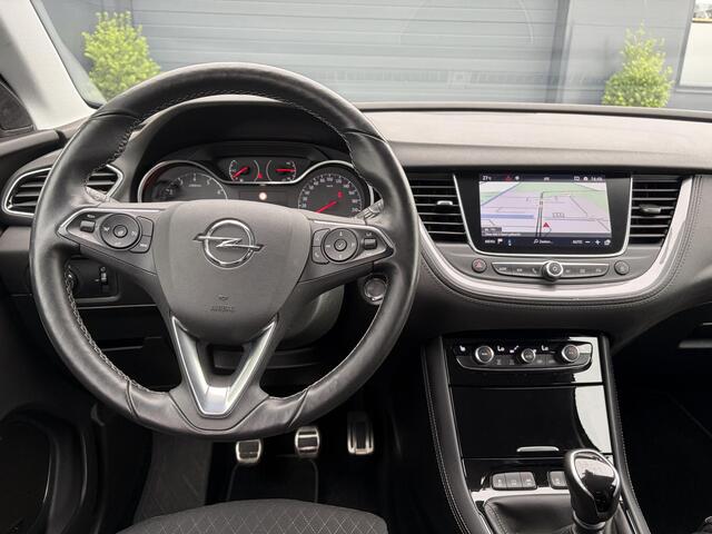 Opel Grandland X 1.2 Turbo Ultimate D-riem vv in 12-2024,1e Eigenaar,360°Camera,Trekhaak,131pk,6 Bak,Navi,Halfleder,Dodehoek,Rijstrooksensor,Keyless,Stoelverw,N.A.P,Apk tot 02-2027