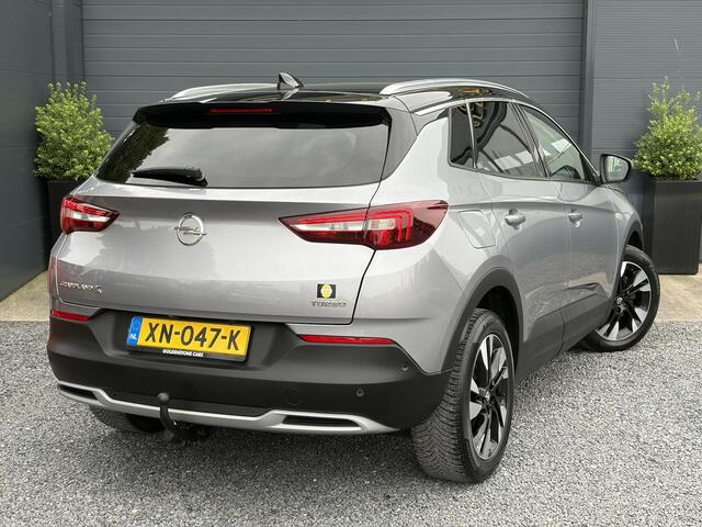 Opel Grandland X 1.2 Turbo Ultimate D-riem vv in 12-2024,1e Eigenaar,360°Camera,Trekhaak,131pk,6 Bak,Navi,Halfleder,Dodehoek,Rijstrooksensor,Keyless,Stoelverw,N.A.P,Apk tot 02-2027
