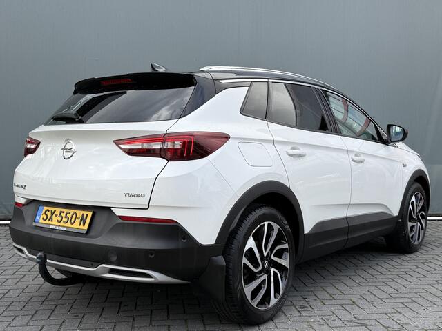 Opel Grandland X BWJ 2018 1.2 Turbo 131 PK Ultimate TREKHAAK | HALF LEDER | STOELVERW. | STUURVERW. | CAMERA | ELEKTR. ACTERKLEP | NAVI | CLIMA | CRUISE | CARPLAY + ANDROID | KEY LESS | LMV | PDC
