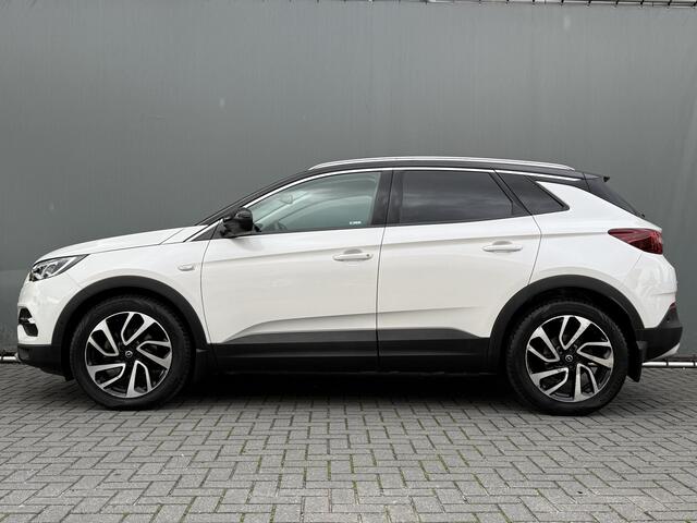Opel Grandland X BWJ 2018 1.2 Turbo 131 PK Ultimate TREKHAAK | HALF LEDER | STOELVERW. | STUURVERW. | CAMERA | ELEKTR. ACTERKLEP | NAVI | CLIMA | CRUISE | CARPLAY + ANDROID | KEY LESS | LMV | PDC