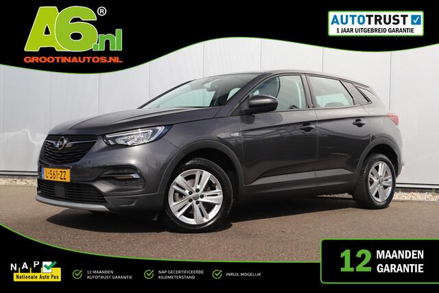 Opel Grandland X 1.2 Turbo Elegance 131PK Automaat LMV Sportstoelen Stoelverwarming Navigatie Achteruitrijcamera Climate Cruise Control