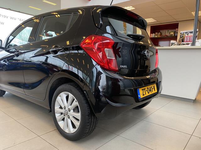 Opel KARL 1.0 ecoFLEX 120 Jaar Edition,Airco,Cruisecontrol,Bleutooth met Spraakbediening,Usb Aansluiting,Achteruitrijsensoren,15 Inch Lmv