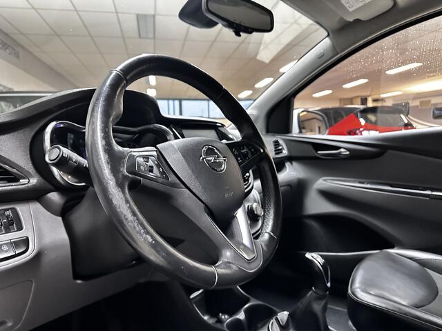 Opel KARL 1.0 ecoFLEX Innovation/ Apple+Android/ DAB+/ 15''LMV/ Half-LEDER/ Clima/ Navi/ Cruise/ Bluetooth/ Multi.LEDER.Stuur/ Elek.pakket/ Isofix/ C.V.Afstand.