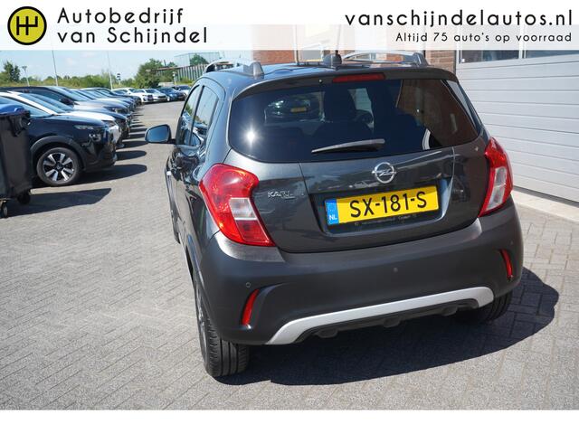 Opel KARL 1.0 ROCKS ONLINE EDITION ORIGINEEL NEDERLANDS ANDROID/APPLECARPLAY(NAVI) AIRCO CRUISECONTROL PARKEERSENSOREN BLUETOOTH 15INCH PRIVACYGLAS ELECTR.RAMEN/SPIEGELS ENZ...