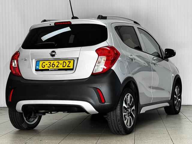 Opel KARL 1.0 Rocks Online Edition/ Apple + Android/ Dakrails/ DAB+/ 15'' LMV/ Extra getint glas/ Multi. Stuur/ Navi/ Cruise/ Bluetooth/ Airco/ Mistl./ PDC/ Metallic lak.