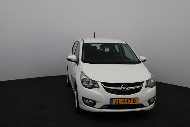 Opel KARL 1.0 ecoFLEX 120 Jaar Edition /5-Drs /Airco /Cruise /Elek. pakket /C.V. afstand /Bluetooth /USB /15"LMV /PDC /Mistlampen /Isofix /Dakspoiler!