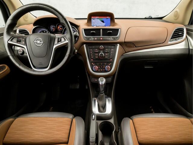 Opel MOKKA 1.4 T Cosmo Sport 141Pk Automaat (NAVIGATIE, CLIMATE, STUUR/STOELVERWARMING, GETINT GLAS, LEDER, SPORTSTOELEN, CRUISE, PARKEERSENSOREN, BLUETOOTH, NIEUWSTAAT)