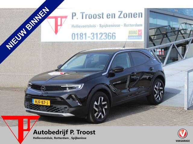 Opel MOKKA 1.2 Turbo Uniek!!Lage kilometerstand/AUTOMAAT/Navigatie/Cruise control/Climate control/Apple carplay/Achteruitrijcamera/Parkeersensoren/Lane assist/Stoelverwarming/Stuurverwarming/LED koplampen/17'' Lichtmetalen velgen/Spraakbediening.