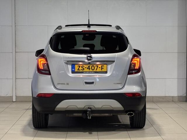 Opel MOKKA X Innovation+ 1.4 Turbo 140pk | SCHUIF/OPEN DAK | LEDER | TREKHAAK | FULL LED | STOEL- EN STUURVERWARMING | NAVI | AGR-STOELEN | KEYLESS | ISOFIX |