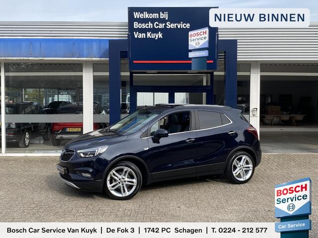Opel MOKKA X 1.4 Turbo Innovation / Automaat / Vol-Leder / Elektr.-Schuif/Kanteldak / Stoelverwarming / Stuurverwarming / Cruise-Control / Climate-Control / Apple-Carplay & Android-Auto / Trekhaak / Keyless / LED / DAB Radio-Bluetooth / Navi / Armsteun-Voor / PDC V+