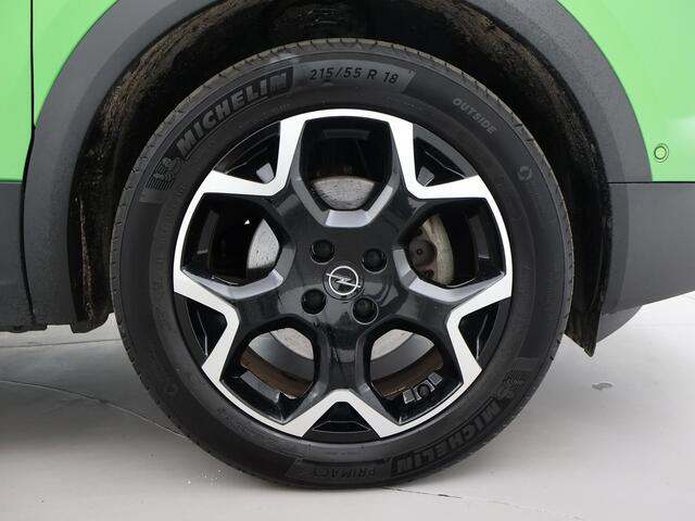 Opel MOKKA Mokka-e ULTIMATE 50 KWH TWO TONE 94% SOH + LEDER/ALCANTARA | STOEL/STUURVERW. | 18 INCH | MATCHA GREEN