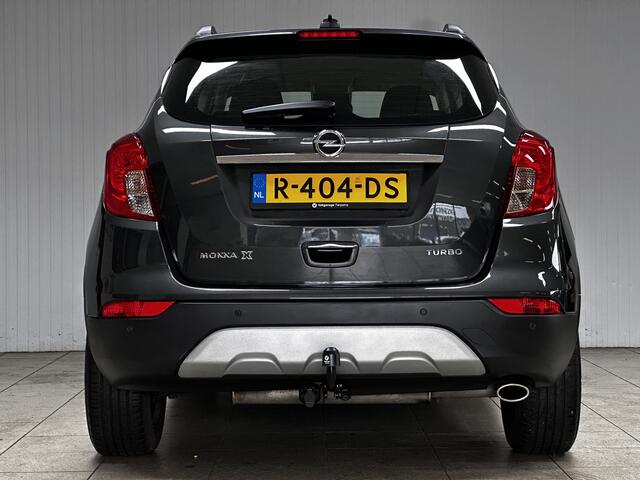 Opel MOKKA X 1.4 Turbo Innovation/ 140pk!/ Trekhaak/ 17'' LMV/ PDC V+A/ Apple + Android/ Navi/ Clima/ Cruise/ Bluetooth/ Armsteun/ Multi. LEDER. Stuur/ Mistl./ Dakrails/ LED Dagrijverl.