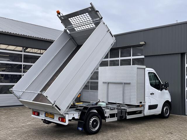 Opel MOVANO 2.3 CDTI L3 146pk Kipper Pick-up Open laadbak Airco Trekhaak 2500 trekgewicht Telefoonvoorbereiding 2-persoons Gereedschapkist uitvoering Kieper pick-up p-up Euro 6