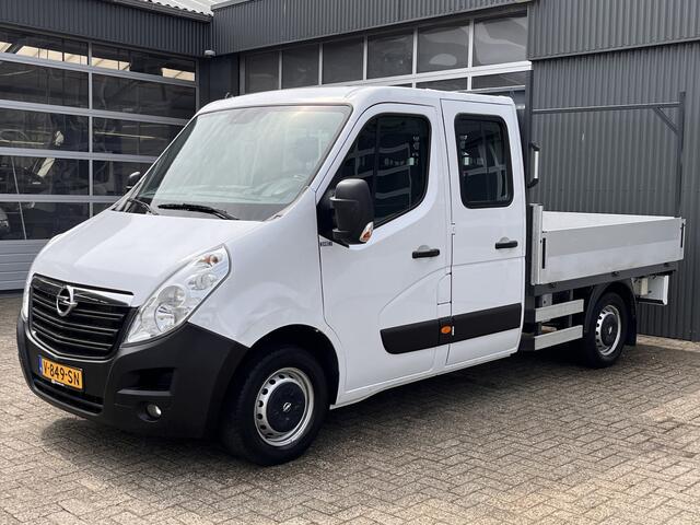 Opel MOVANO 2.3 CDTI DC Pick-up Open laadbak Dubbele cabine Airco Cruise control Trekhaak 2500 trekgewicht Navigatiesysteem Telefoonvoorbereiding 6 persoons pick-up p-up Euro 6