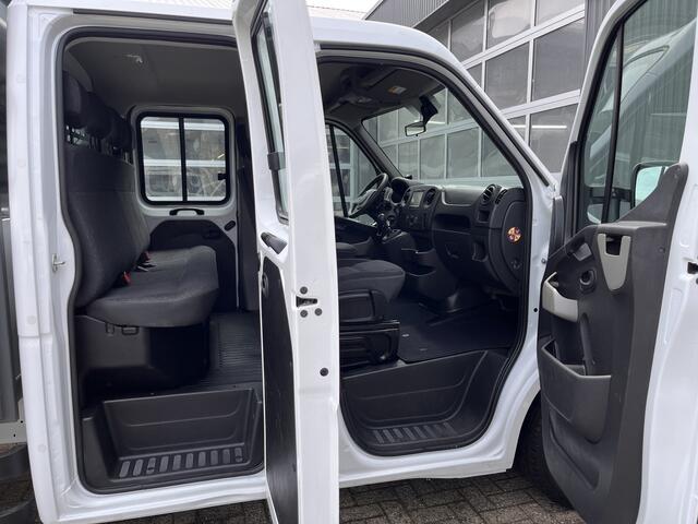 Opel MOVANO 2.3 CDTI DC Pick-up Open laadbak Dubbele cabine Airco Cruise control Trekhaak 2500 trekgewicht Navigatiesysteem Telefoonvoorbereiding 6 persoons pick-up p-up Euro 6