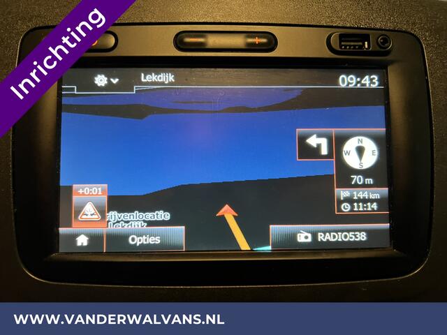 Opel MOVANO 2.3 CDTI 146pk L2H2 inrichting Euro6 Airco | Imperiaal | Omvormer | Camera 2500kg Trekhaak, Navigatie, Cruisecontrol, Parkeersensoren, Bijrijdersbank
