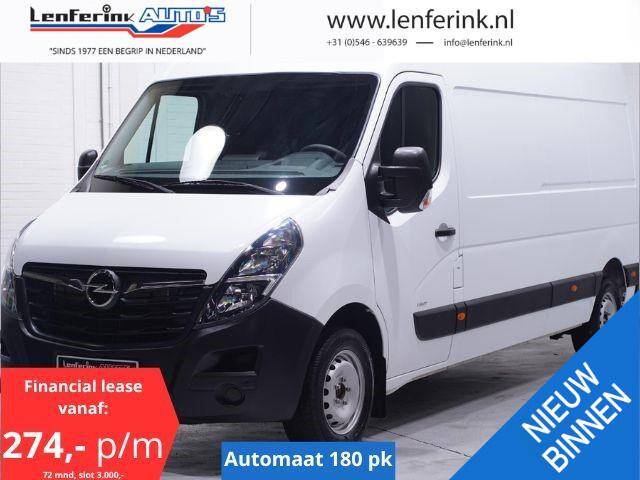 Opel MOVANO 2.3 CDTi 180 pk L3H2 Automaat Navi, Camera Laadruimte Pakket, 270 Graden Deuren, PDC achter, 3-Zits