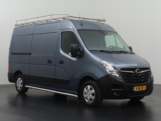 Opel MOVANO 2.3Turbo 135PK L2H2 | Imperiaal | Trekhaak | Alarm | Navigatie | Camera | 3-Persoons | Betimmering