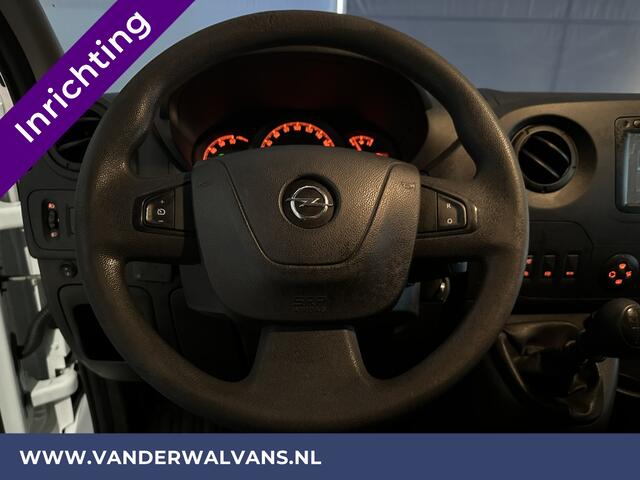 Opel MOVANO 2.3 CDTI 146pk L3H2 inrichting Euro6 Airco | Omvormer | Camera | Navigatie | Cruisecontrol, 2500kg Trekhaak, Parkeersensoren, Bijrijdersbank