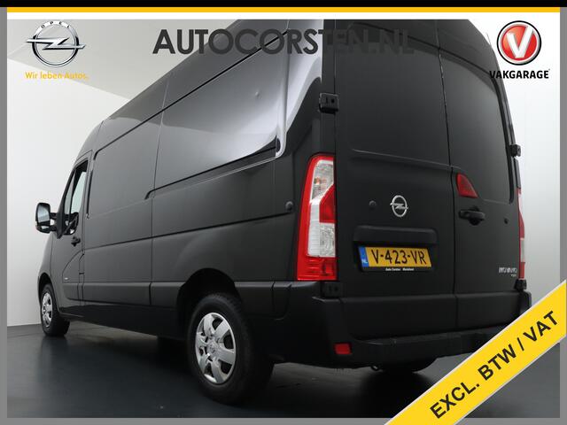 Opel MOVANO 2.3CDTI L2H2 3-Persoons Navi Ecc Camera Cruise Control Bluetooth Regen/Lichtsensor Pdc Betonplex vloer Lat om Lat betimmering Schuifdeur Navigatiepakket EURO 6 Y