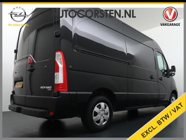 Opel MOVANO 2.3CDTI L2H2 3-Persoons Navi Ecc Camera Cruise Control Bluetooth Regen/Lichtsensor Pdc Betonplex vloer Lat om Lat betimmering Schuifdeur Navigatiepakket EURO 6 Y