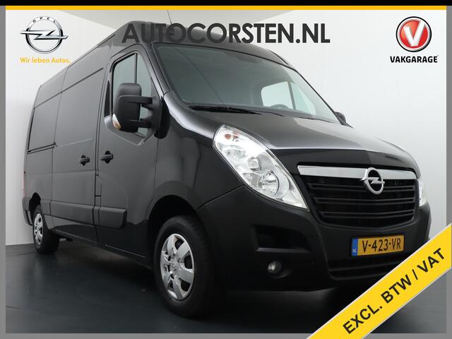 Opel MOVANO 2.3CDTI L2H2 3-Persoons Navi Ecc Camera Cruise Control Bluetooth Regen/Lichtsensor Pdc Betonplex vloer Lat om Lat betimmering Schuifdeur Navigatiepakket EURO 6 Y