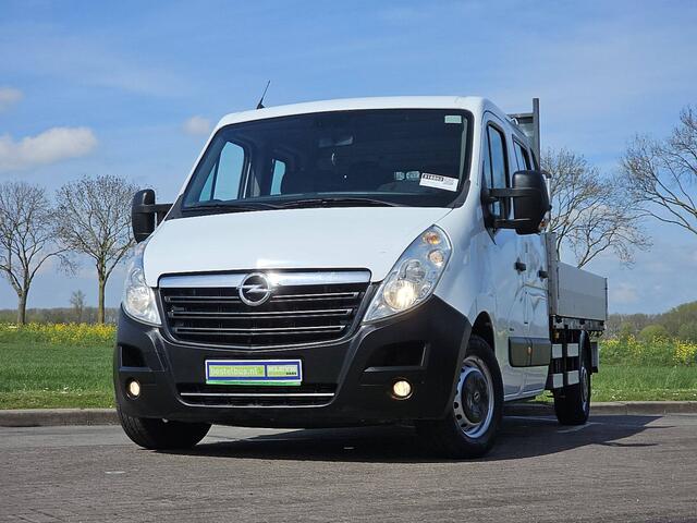 Opel MOVANO 2.3 CDTI L3 DC open laadbak, HIAB 029 KRAAN, airco, navi, NAP!